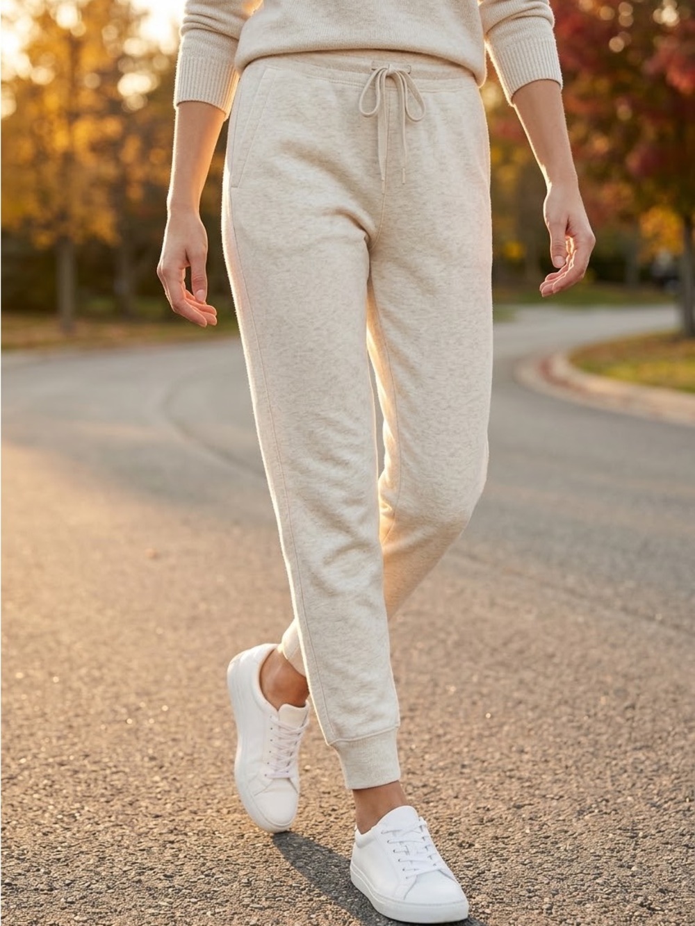 all in motion Oatmeal Drawstring Joggers